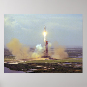 Apollo Launch (proefproject Apollo-Soyuz) Poster