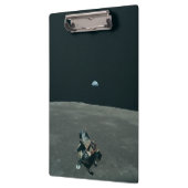 Apollo Maanlander en Aarde boven de maan Klembord (Links)