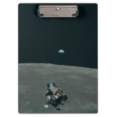 Apollo Maanlander en Aarde boven de maan Klembord (Voorkant)