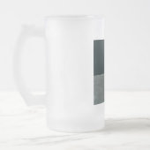 Apollo Maanlander en Aarde boven de maan Matglas Bierpul (Links)