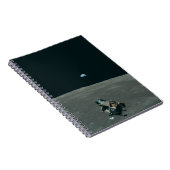 Apollo Maanlander en Aarde boven de maan Notitieboek (Rechterzijde)