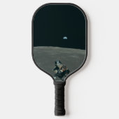 Apollo Maanlander en Aarde boven de maan Pickleball Paddle (Voorkant)