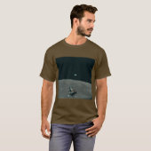 Apollo Maanlander en Aarde boven de maan T-shirt (Voorkant volledig)