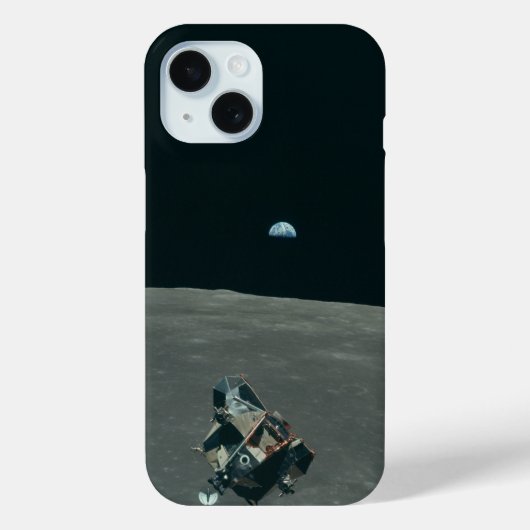 Apollo Maanlander en Aardopkomst boven de Maan Case-Mate iPhone Case (Achterkant)