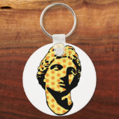 Apollo marble-standbeeld sleutelhanger (Voorkant)