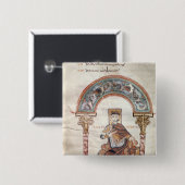 Apollo Medicus uit 'Etymologiae' Vierkante Button 5,1 Cm (Voorkant /achterkant)
