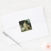 Apollo met Hyacinthus en Cyparissus Vierkante Sticker (Envelop)