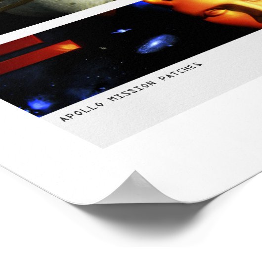 Apollo Mission Patches Poster (Hoek)