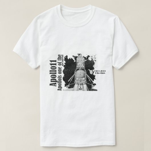 Apollo - Moon, 1969-2019 T-shirt (Design voorkant)