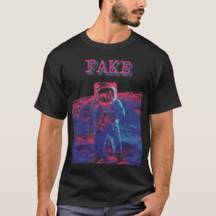 Apollo Moon Landing Hoax Samenzwervingstheorie Fak T-shirt