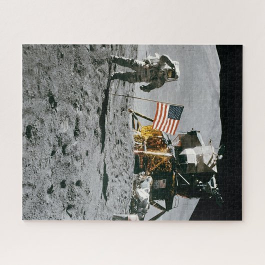 Apollo Moon Landing Legpuzzel (Horizontaal)
