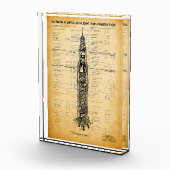 APOLLO Moon Mission SATURN V Rocket Blueprint 1967 Fotoblokken (Rechts)