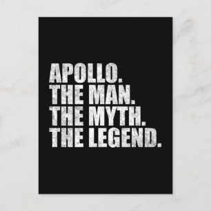 Apollo naam, Apollo De Man De Mythe De Legende Briefkaart