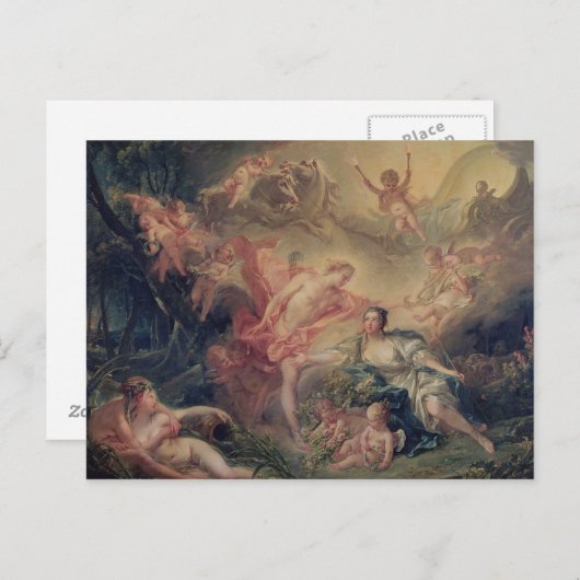 Apollo onthult zijn goddelijkheid briefkaart (Voorkant / Achterkant)