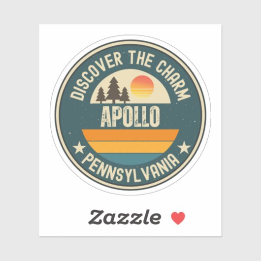 Apollo, Pennsylvania Sticker (Vel)