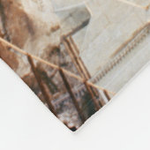 Apollo Saturn V raket lancering naar maan 1969 Fleece Deken (Hoek)