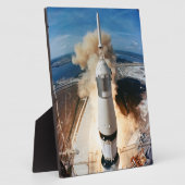 Apollo Saturn V raket lancering naar maan 1969 Fotoplaat (Zijkant)