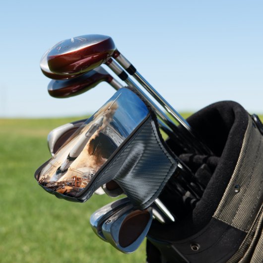 Apollo Saturn V raket lancering naar maan 1969 Golfheadcover (Insitu)