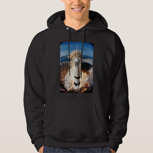 Apollo Saturn V raket lancering naar maan 1969 Hoodie (Voorkant)