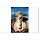 Apollo Saturn V raket lancering naar maan 1969 Kaart (Achterkant)
