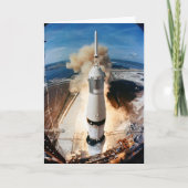 Apollo Saturn V raket lancering naar maan 1969 Kaart (Voorkant)