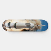 Apollo Saturn V raket lancering naar maan 1969 Persoonlijk Skateboard (Horizontaal)