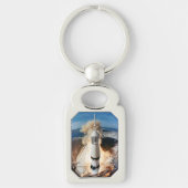 Apollo Saturn V raket lancering naar maan 1969 Sleutelhanger (Voorkant)