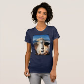 Apollo Saturn V raket lancering naar maan 1969 T-shirt (Voorkant volledig)