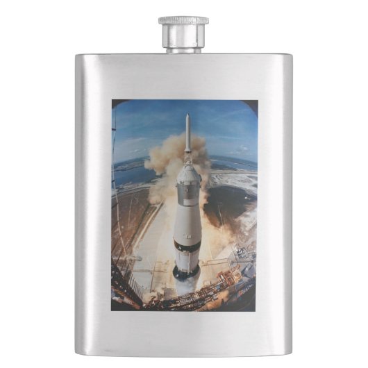 Apollo Saturn V-raketlancering naar de Maan 1969 Flacon (Voorkant)