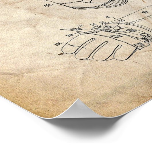 Apollo Space Suit Patent Poster (Hoek)