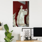 Apollo-standbeeld in het Vaticaan-museum Afdrukken Poster (Thuiskantoor)