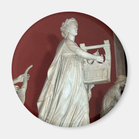 Apollo-standbeeld in het Vaticaan-museum Magneet (Voorkant)