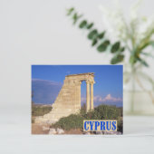 Apollo temple Cyprus briefkaart (Staand voorkant)