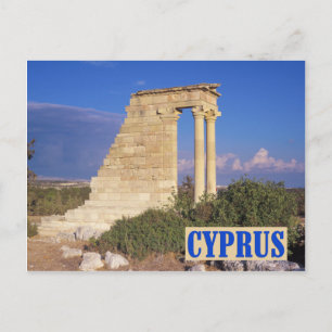 Apollo temple Cyprus briefkaart