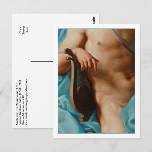 Apollo van Batoni Briefkaart (Voorkant / Achterkant)