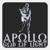 Apollo Vierkante Sticker (Voorkant)