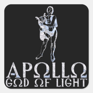 Apollo Vierkante Sticker