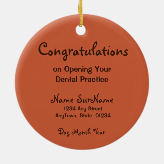 Apollonia (BLA 001) Keramisch Ornament (Achterkant)