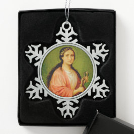 Apollonia (BLA 001) Tin Sneeuwvlok Ornament