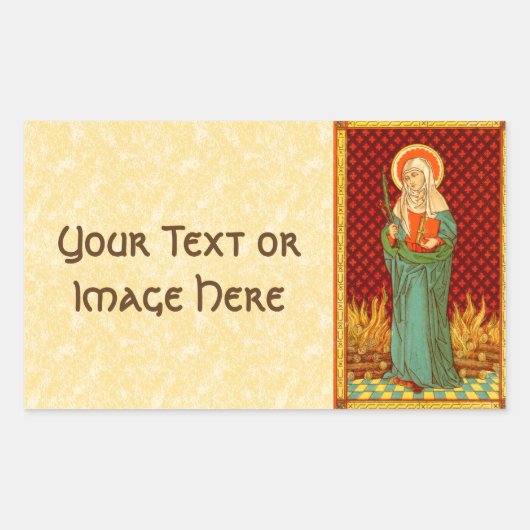 Apollonia (VVP 001) Rechthoekige Sticker (Voorkant)