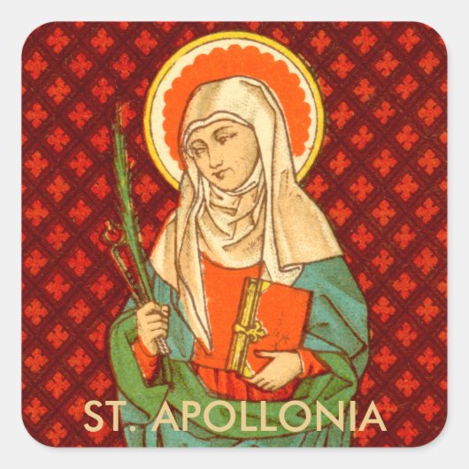Apollonia (VVP 001) Vierkante Sticker (Voorkant)