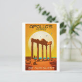 Apollo's tempel, Turkije, mediterraan zee, Briefkaart (Staand voorkant)