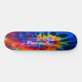 Apolloz Tie Dye Graphic Persoonlijk Skateboard (Horizontaal)