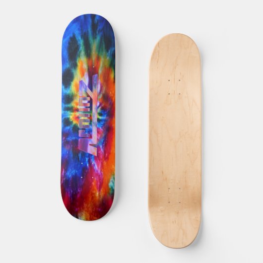 Apolloz Tie Dye Graphic Persoonlijk Skateboard (Voorkant)