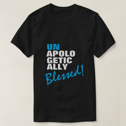 APOLOGETISCH BLESSEN T-SHIRT (Design voorkant)