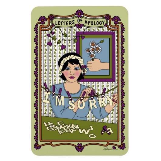 Apologie_A_4x6 koelkast Magnet Magneet (Verticaal)