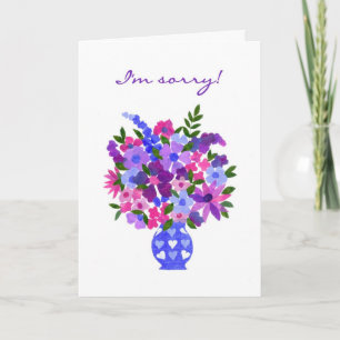 Apologie Kaart - Flower Power