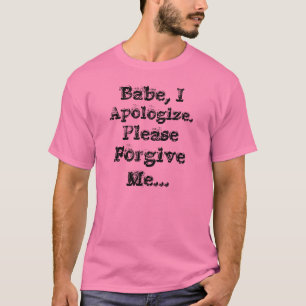 Apologie T-Shirt (Roze)