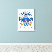 Aponte Family Crest Canvas Afdruk (Insitu (Houten vloer))