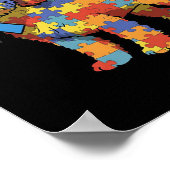 Apoo Puzzel Autisme Bewustzijn Autistische Vrouwen Poster (Hoek)